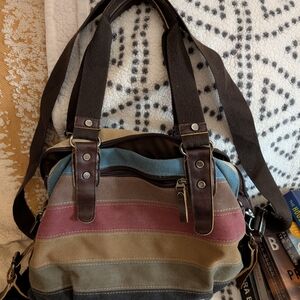 Multicolor Canvas Bag